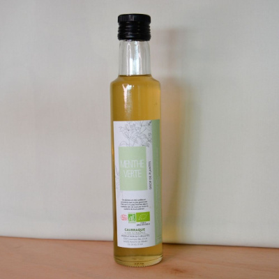 Sirop aromatique BIO - Menthe verte - Ferme Caubraque